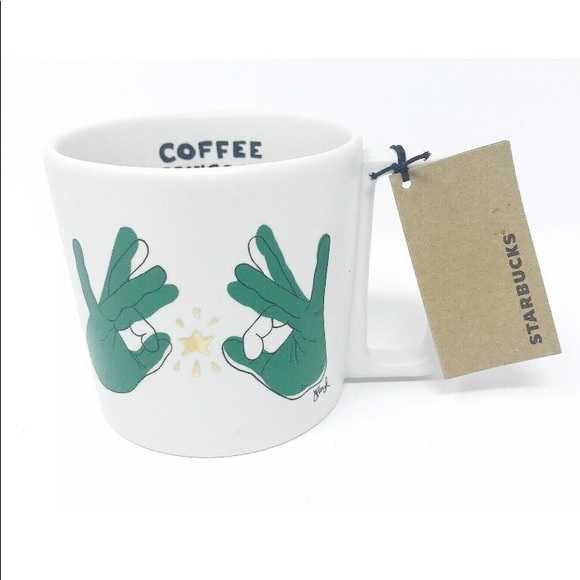 Starbucks | Kitchen | Brand New Starbucks Asl Deaf Sign Language Mug |  Poshmark
